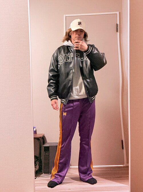 NAUTICAのスタジャンを使ったメンズ人気ファッションコーディネート - WEAR