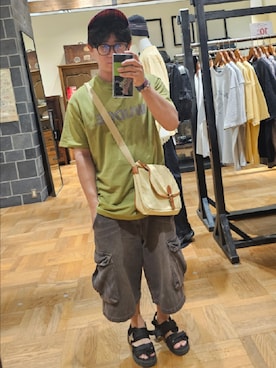 「WudgeBoy（ワッジボーイ）のアイテム」を使った、hiroさん（メンズ・163cm）の夏コーディネート