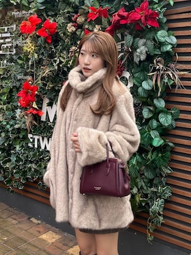 「Heather（ヘザー）の【累計10万本】楽ちんなのに美脚！秋冬No.1ブーツ　インヒールストレッチロングブーツ　571563（ブーツ）」を使った、りさこさん（レディース・154cm）の秋コーディネート