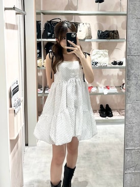 「Heather」｜りさこさん（レディース・154cm）の春コーディネート