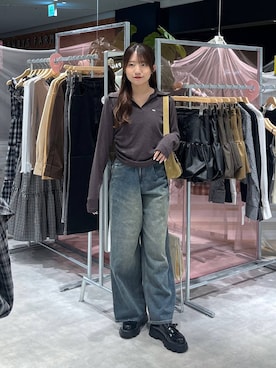 「アイテム（ドレスシューズ）」を使った、りさこさん（レディース・154cm）の夏コーディネート