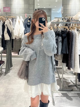 「Heather（ヘザー）の【累計10万本】楽ちんなのに美脚！秋冬No.1ブーツ　インヒールストレッチロングブーツ　571563（ブーツ）」を使った、りさこさん（レディース・154cm）の秋コーディネート