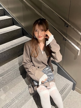 りさこさん（レディース・154cm）の春コーディネート