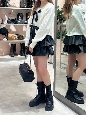 りさこさん（レディース・154cm）の冬コーディネート