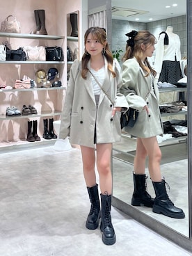 りさこさん（レディース・154cm）の冬コーディネート