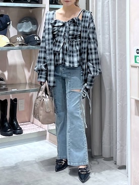 りさこさん（レディース・154cm）の春コーディネート