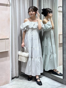 「Heather」｜りさこさん（レディース・154cm）の春コーディネート