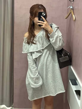「アイテム（ピアス（両耳用））」を使った、りさこさん（レディース・154cm・20代）の秋コーディネート