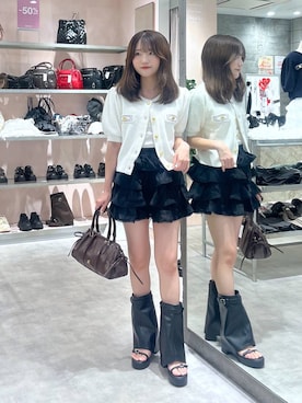 「Heather」｜りさこさん（レディース・154cm）の春コーディネート