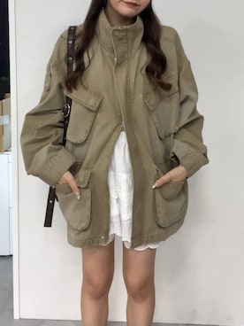 「Heather（ヘザー）のアイテム（その他パンツ）」を使った、りさこさん（レディース・154cm）の秋コーディネート