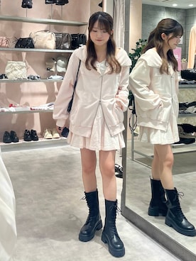 りさこさん（レディース・154cm）の春コーディネート