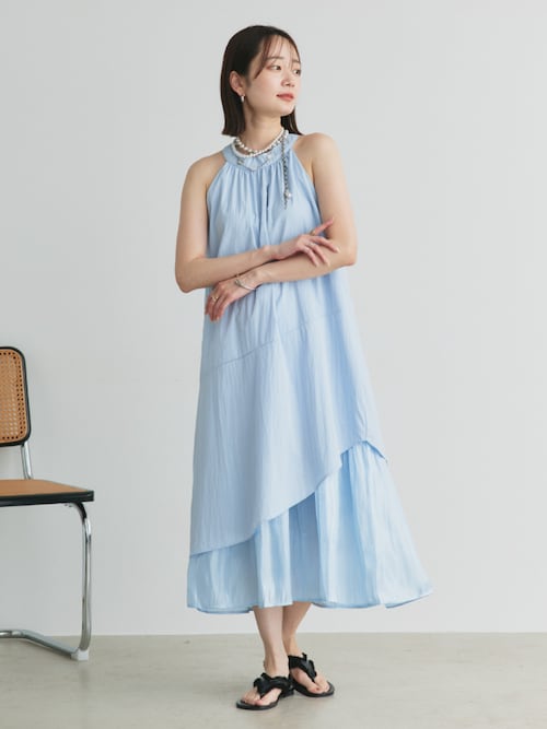 ◆完売前に◆【Max Mara】ギャザー ホルターネック ワンピース ホルターネック Max Mara(マックスマーラ) ワンピース