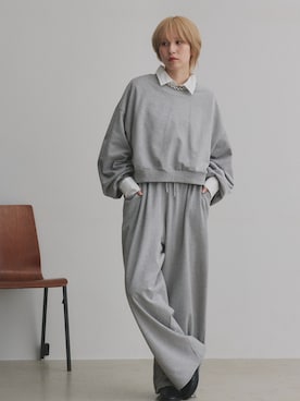 「アイテム（セットアップ）」を使った、ad thieさん（レディース・161cm）の秋コーディネート
