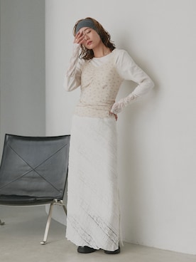 「ad thie（アドティエ）のアイテム」を使った、ad thieさん（レディース・154cm）の春コーディネート