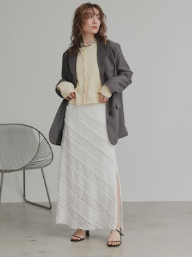 「ad thie（アドティエ）のアイテム」を使った、ad thieさん（レディース・154cm）の春コーディネート