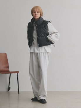 「アイテム（セットアップ）」を使った、ad thieさん（レディース・161cm）の秋コーディネート