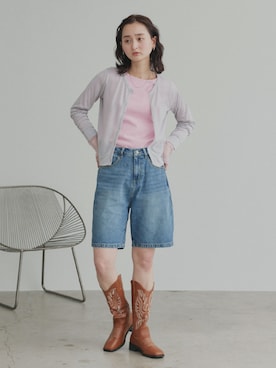 「ad thie（アドティエ）のアイテム」を使った、ad thieさん（レディース・169cm）の春コーディネート