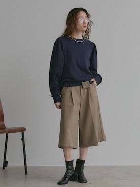 「ad thie（アドティエ）のアイテム」を使った、ad thieさん（レディース・154cm）の秋コーディネート