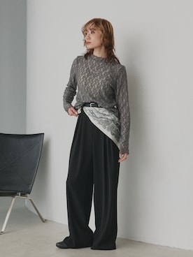 「ad thie（アドティエ）のアイテム」を使った、ad thieさん（レディース・154cm）の春コーディネート