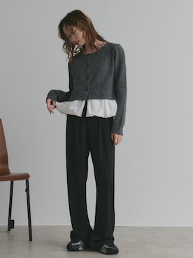 「ad thie（アドティエ）のアイテム」を使った、ad thieさん（レディース・154cm）の秋コーディネート