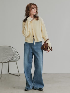 「ad thie（アドティエ）のアイテム」を使った、ad thieさん（レディース・154cm）の春コーディネート