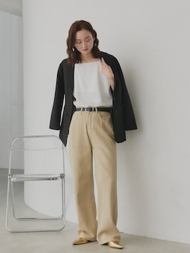 「ad thie（アドティエ）のアイテム」を使った、ad thieさん（レディース・169cm）の春コーディネート