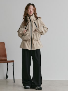「ad thie（アドティエ）のアイテム」を使った、ad thieさん（レディース・154cm）の秋コーディネート