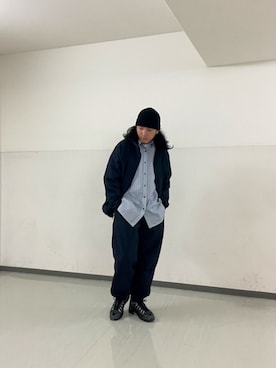 NARUSEさん（メンズ・178cm）の冬コーディネート