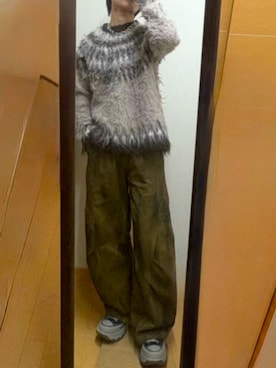 「HOOK（フック）のアイテム」を使った、1さん（メンズ・165cm）の冬コーディネート