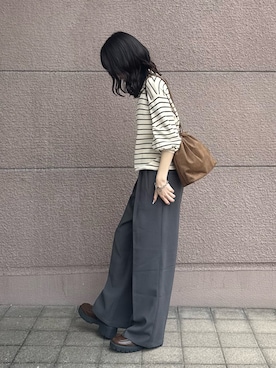 「ITEMS URBANRESEARCH（アイテムズ アーバンリサーチ）のアイテム（ニット/セーター）」を使った、kotoriさん（レディース・160cm）の春コーディネート