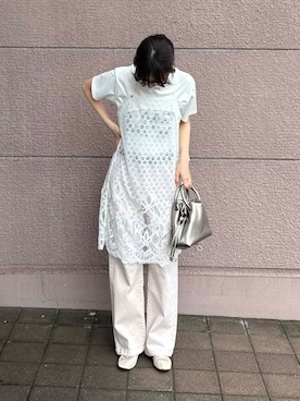 「URBAN RESEARCH（アーバンリサーチ）のアイテム（ワンピース）」を使った、kotori33さん（レディース・160cm）の夏コーディネート