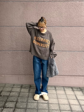 「韓国コーデ」｜「アイテム（ハンドバッグ）」を使った、kotori33さん（レディース・160cm）の秋コーディネート