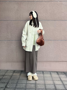 「秋冬」｜「アイテム（その他アウター）」を使った、kotori33さん（レディース・160cm）の秋コーディネート