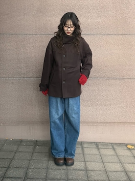 「アイテム（手袋）」を使った、kotoriさん（レディース・160cm）の冬コーディネート