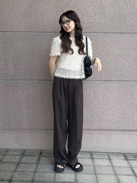 「アイテム（Tシャツ/カットソー）」を使った、kotoriさん（レディース・160cm）の夏コーディネート