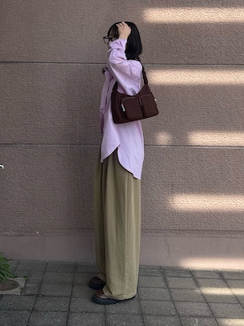 「ピンクシャツ」｜kotoriさん（レディース・160cm）の春コーディネート