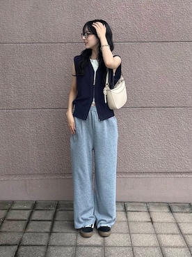 「アイテム（タンクトップ）」を使った、kotori33さん（レディース・160cm）の夏コーディネート