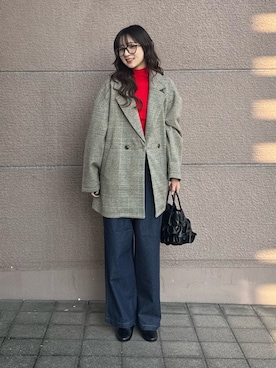 「アイテム（その他アウター）」を使った、kotoriさん（骨格ナチュラル・レディース・160cm）の秋コーディネート