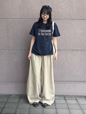 「URBAN RESEARCH Sonny Label（アーバンリサーチサニーレーベル）のアイテム（バッグ）」を使った、kotoriさん（レディース・160cm）の夏コーディネート