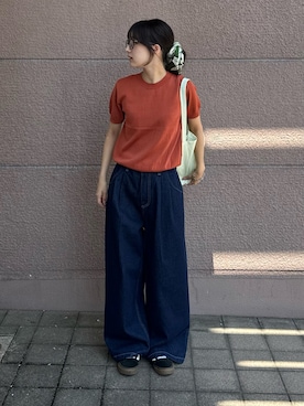 「SMELLY（スメリー）のアイテム（財布/小物）」を使った、kotoriさん（レディース・160cm）の秋コーディネート