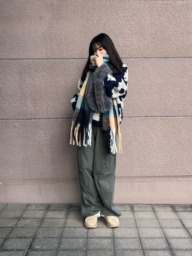 「マフラーコーデ」｜「アイテム（トップス）」を使った、kotori33さん（レディース・160cm）の秋コーディネート