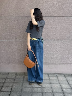 「SMELLY（スメリー）のアイテム（財布/小物）」を使った、kotoriさん（レディース・160cm）の秋コーディネート