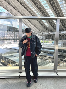 「DANKE SCHON（ダンケシェーン）のアイテム（デニムジャケット）」を使った、tokuさん（メンズ・165cm）の夏コーディネート