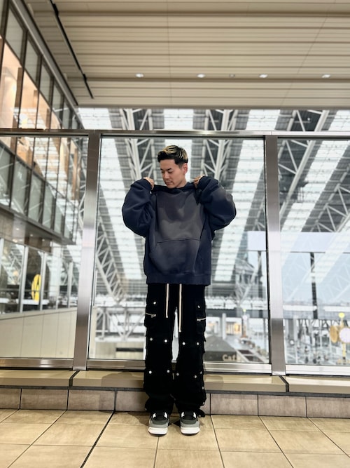 パーカー WHITELAND/ホワイトランド/VINTAGE DAMEGE HOODIE レディース メンズ WHITELAND パーカー WHITELAND/ホワイトランド/VINTAGE DAMEGE