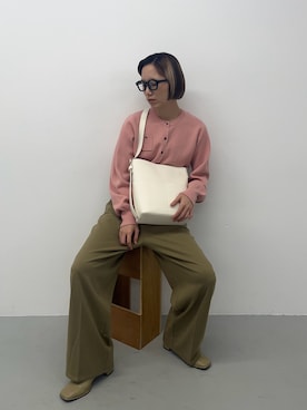 「アイテム（ファッション雑貨）」を使った、kasumiさん（レディース・166cm）の秋コーディネート