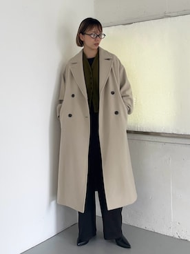 「アイテム（ワンピース）」を使った、kasumiさん（レディース・166cm）の秋コーディネート