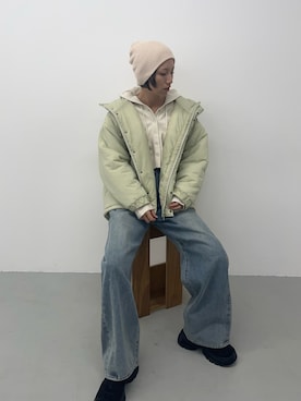 「冬の注目アウター」｜kasumiさん（レディース・166cm）の秋コーディネート