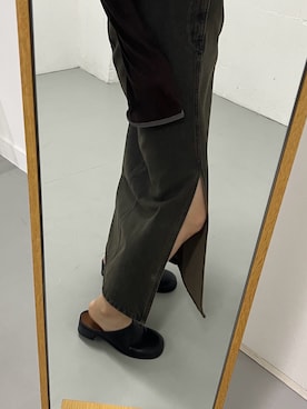 「アイテム（スリッポン）」を使った、kasumiさん（レディース・165cm）の秋コーディネート