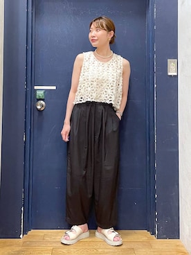 「アイテム（その他トップス）」を使った、ごとちんさん（レディース・162cm・20代）の夏コーディネート
