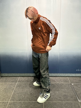 「アイテム（サンダル）」を使った、SRさん（メンズ・175cm）の秋コーディネート